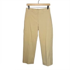 Vintage Vtg 1990s AGoldE High Waisted Cuff Cropped Pants in Tan/Beige 26
